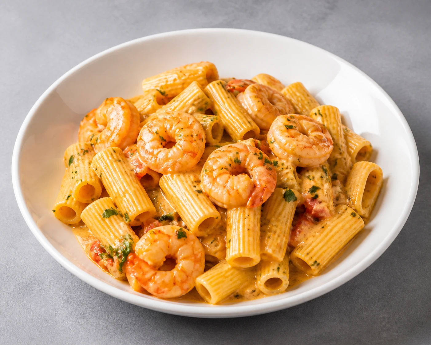 Rigatoni mit Krabben