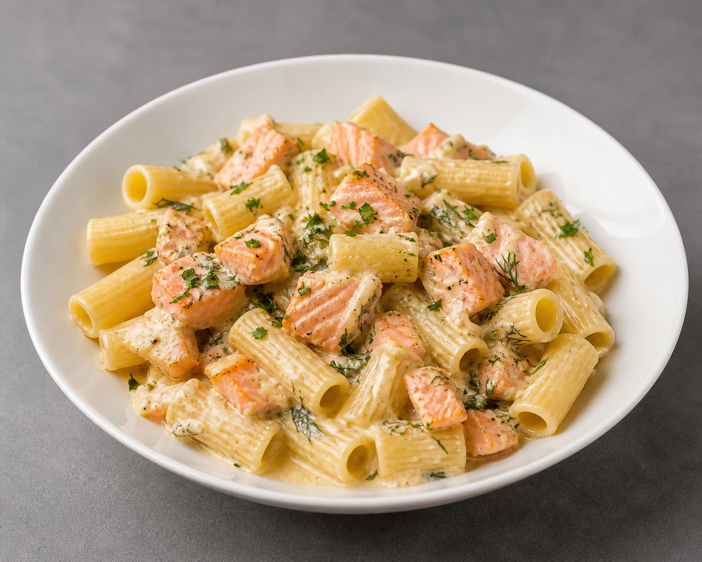 Rigatoni mit Lachs
