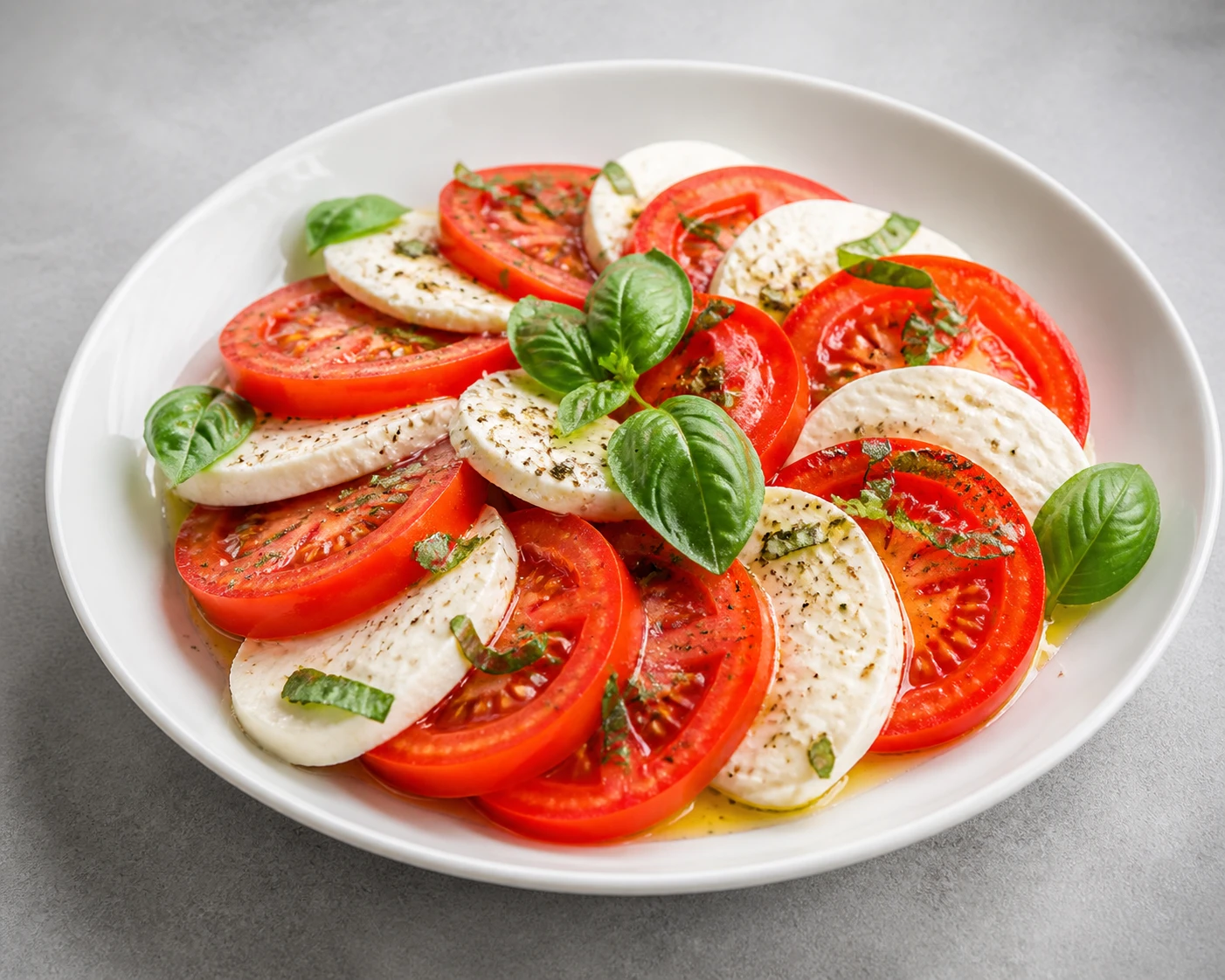 Tomatensalat mit Mozzarella